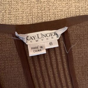 Kay Unger Brown Summer Dress